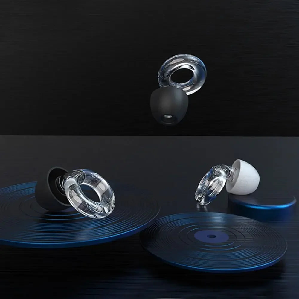 Ear Loop Earplugs - Silicone Earplugs for Swimming, Sleep, Noise Cancellation, and Noise Reduction
